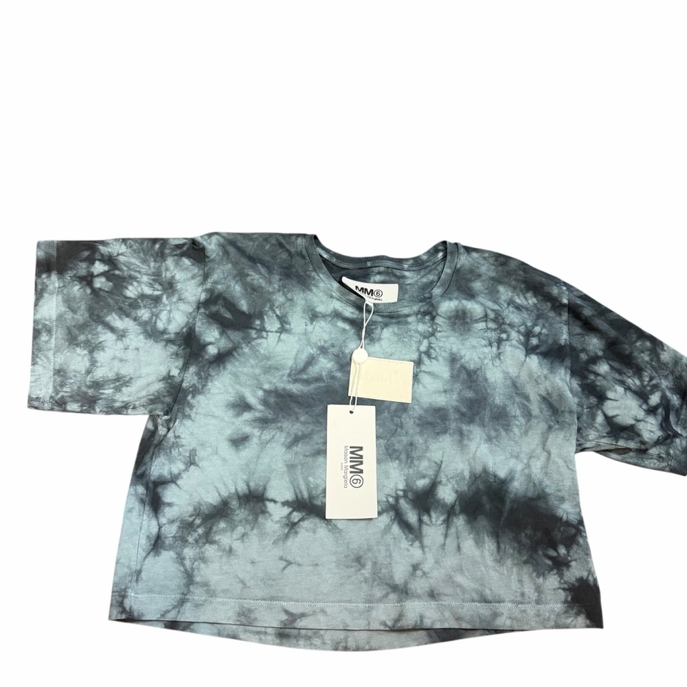 Maison Margiela Charcoal Tie-Dye Top - Picture 2 of 7